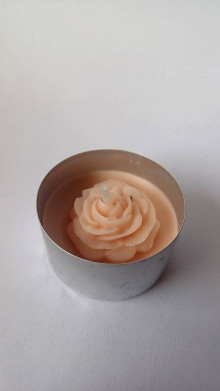 Sviečky - Čajová sviečka Vanilla (Čajová sviečka Vanilla Ruža) - 16400115_