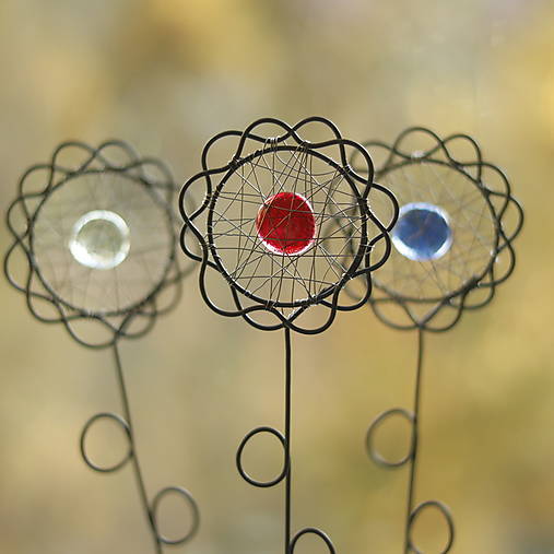 Dekorácie - farebné kvety - 16404974_