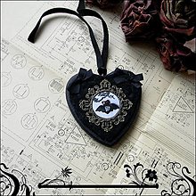 Dekorácie - Gotické srdce - dekorácia - 16403359_