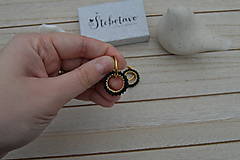 Náušnice - Circle - mini štebotavé náušnice v tvare kruhu - 16406274_