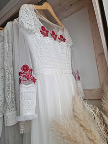 Šaty - Vyšívané svadobné šaty SKLADOM - 16404239_