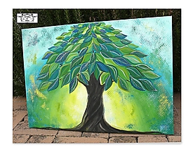 Obrazy - "Strom života" maľba - 16404885_