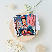 Papier - Pohľadnica s posolstvom "Frida" - 16406164_