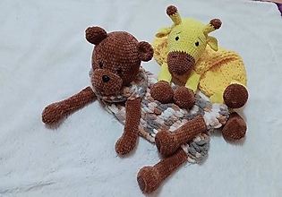 Hračky - Pyžamkožrút medvedík alebo žirafa - 16403005_