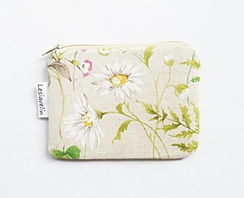 Peňaženky - Peňaženka/dokladovka - Lúčne kvety - 16407208_