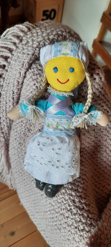 Hračky - "Handrová" krojovaná bábika Anička - 16407238_