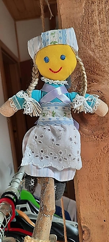 Hračky - "Handrová" krojovaná bábika Anička - 16407240_