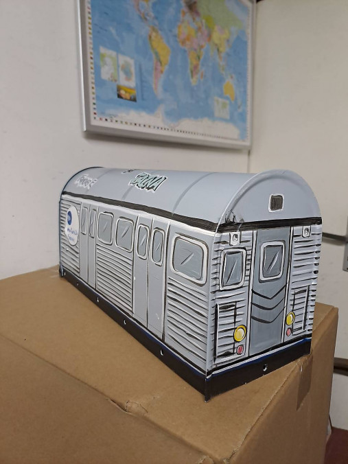 Úložné priestory & Organizácia - Americká maľovaná schránka - 16407732_