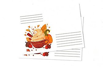 Papier - Obálka "Spice Pumpkin Latte" - 16408599_