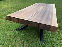 Nábytok - Luxusný konferenčný stôl z orecha - 16408574_