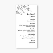 Papiernictvo - Svadobné menu Andrea - 16409012_