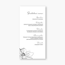 Papiernictvo - Svadobné menu Alžbeta - 16409037_