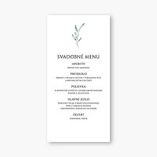 Papiernictvo - Svadobné menu Adela - 16409070_