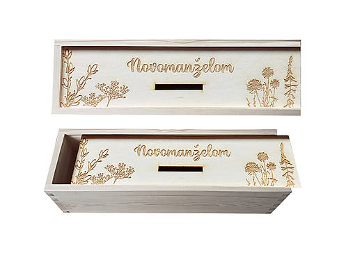 Svadobná pokladnička Novomanželom