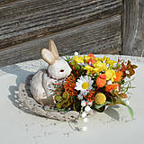 Dekorácie - Jarná miska so zajačikom - 16411860_
