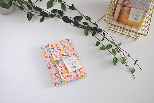 Papiernictvo - Zápisník do vrecka ("Geometria" - 10 listov bielej farby, bez linajok) - 16410047_