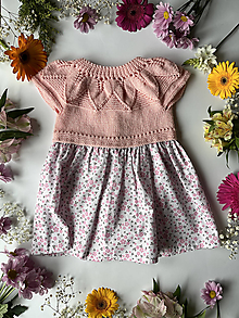 Detské oblečenie - Dievčenské šaty (Ružové) - 16411365_