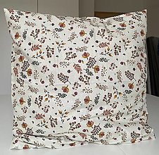 Úžitkový textil - Bavlnená obliečka na vankúš 50x50cm - 16412711_