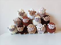 Dekorácie - Set háčkovaných ovečiek (3ks) - 16412827_