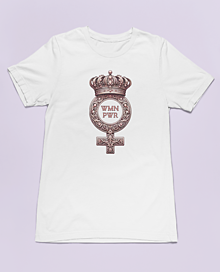 Topy, tričká, tielka - Dámske tričko s potlačou - Woman power - 16414257_