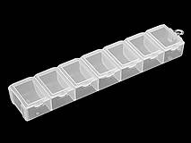 Obalový materiál - Plastový organizér, zásobník, 15x3,4 cm - 16416033_