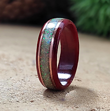 Prstene - Prsteň z padúka s opálom - 16415676_