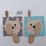 Hračky - Mačička KUK! - quiet book kartička - 16417385_