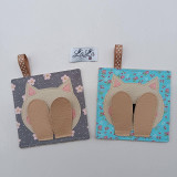 Hračky - Mačička KUK! - quiet book kartička - 16417386_