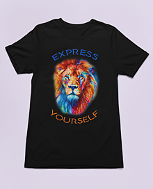 Topy, tričká, tielka - Pánske tričko s potlačou - Express yourself - 16417451_