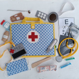 Hračky - Lekársky kufrík v plnej výbave - modro/žltý - 16420565_