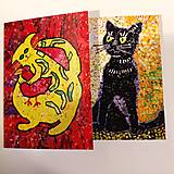 Dobrý obchod - Pohľadnice MAČKY (Červená mačka) - 16421141_