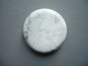 Minerály - Placka - magnezit 36 mm, č.190w - 16418579_