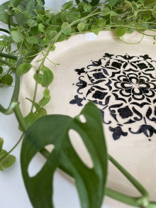 Nádoby - Keramický tanier - mandala - 16421793_