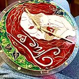 Hodiny - Mandala lásky na ochranu rodiny  - Ručne maľované hodiny Skutočná Láska - True Love - 16424239_