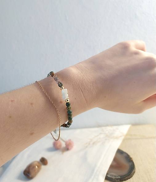 Náramky - ZnovuZrodenia, náramok Hĺbka Života - 16423674_