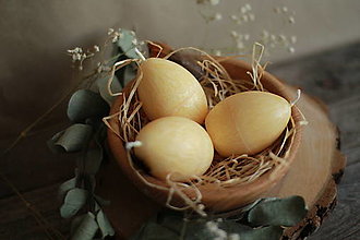 Dekorácie - Veľkonočné vajíčko - sviečka (medové vajíčko) - 16425949_