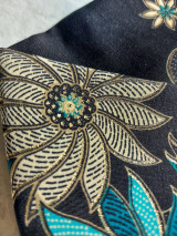 Šatky - JARNÁ AKCIA♥Šatka do vlasov, na krk aj kabelku-Kolekcia Bali-Čierna - 16425181_