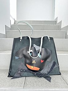 Veľké tašky - HAVKO kožená taška - 16427350_