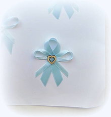 Svadobné pierka - pierka - bledomodrá (Modrá s dreveným srdiečkom) - 16425605_