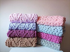 Detský textil - Puffy deka pre bábätko - 16425719_