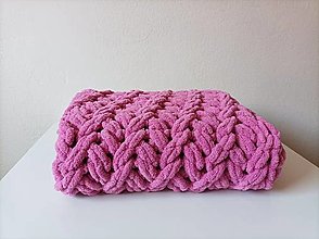 Detský textil - Puffy deka pre bábätko  (Ružová (pastelová)) - 16425729_