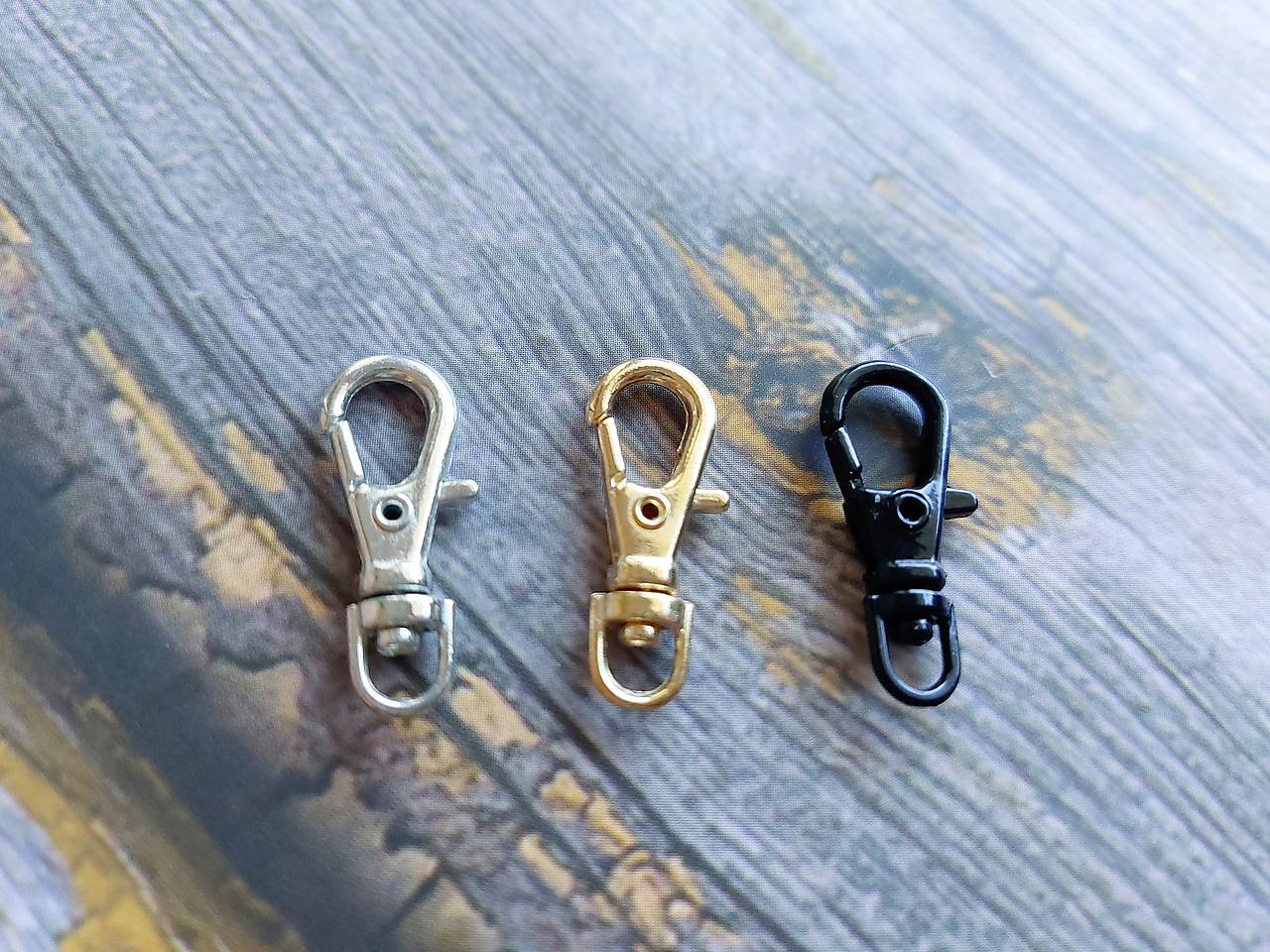 Spony na výrobu kľúčeniek,menšie 