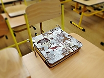 Úžitkový textil - Detský podsedák na školskú stoličku - nové vzory 2 - 16428406_