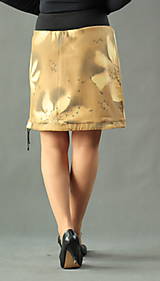 Sukne - Okrová sukně vel. XL - 16428422_