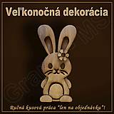  - Veľkonočná dekorácia - ZAJAC malý - vzor A - 16429340_