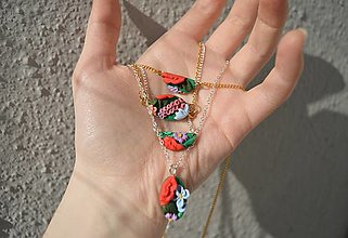 Náhrdelníky - Jarné náhrdelníky - 16429823_