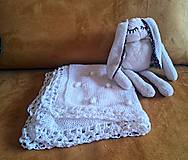 Detský textil - Pletená deka - 16431438_