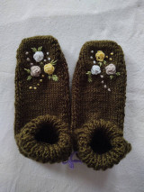 Ponožky, pančuchy, obuv - Khaki ponožky 2 - 16431622_