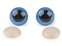 Galantéria - Bezpečnostné oči, 18 mm, cena za 1 pár, modré - 16431970_