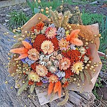 Dekorácie - Kytička so sušených kvetov č. 273 - 16433917_